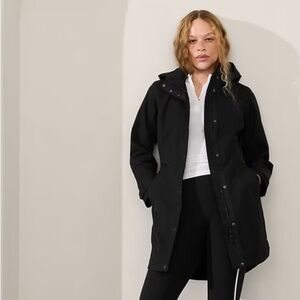 Athleta RainOut Sutro Long Trench